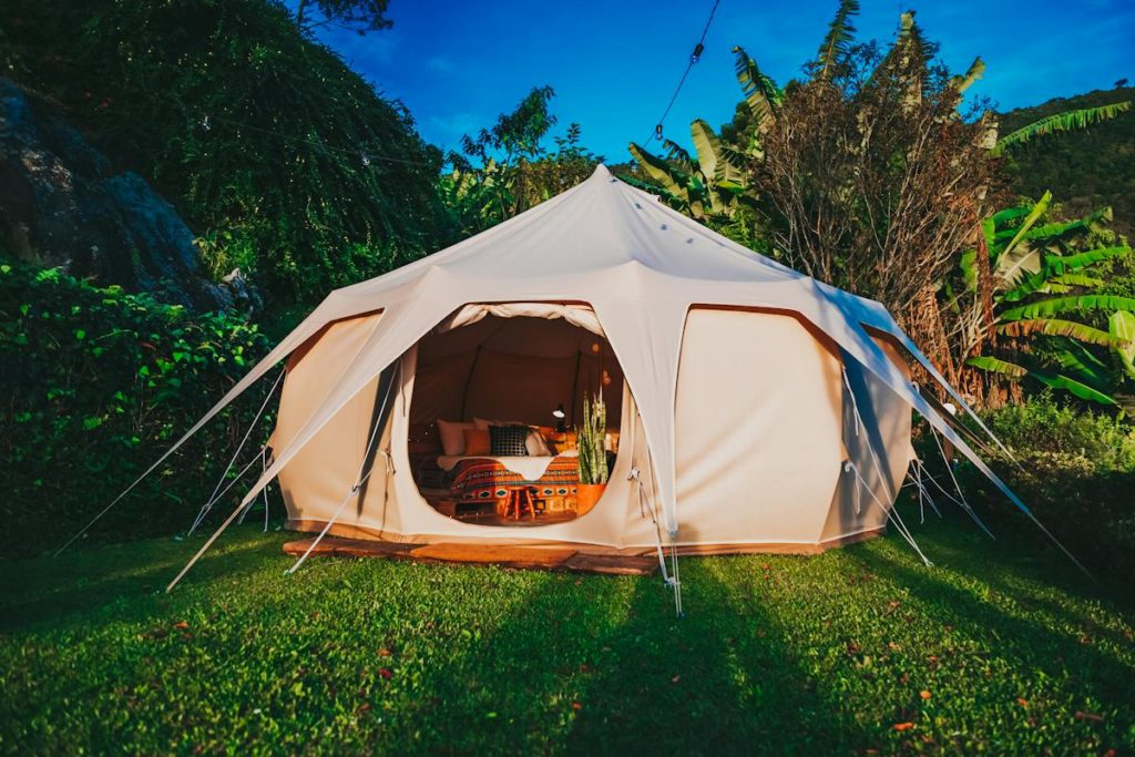 backyard camping