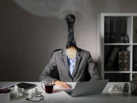 conceptualphotoillustratingburnoutsyndromeatwork