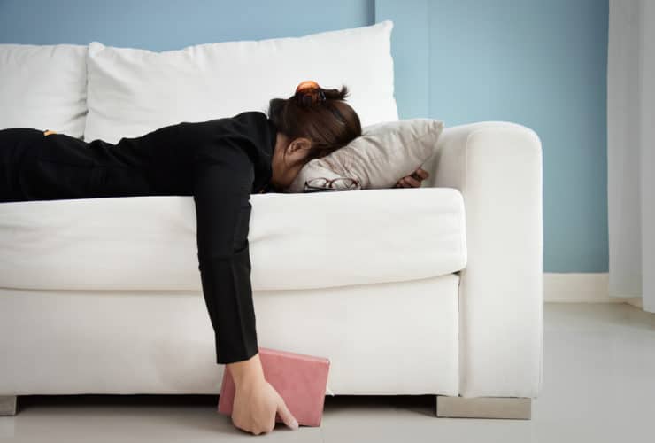 exhausted