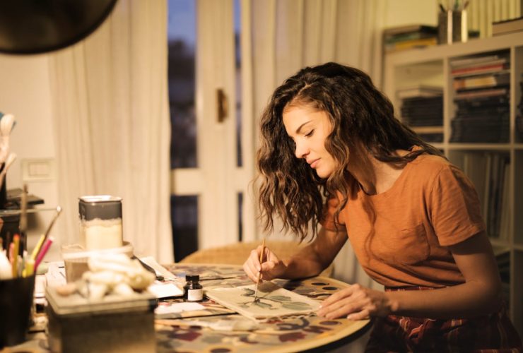 hobbies to do at home painting