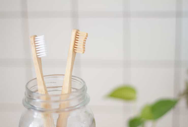 Brushing Teeth in the Shower