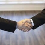 two man shaking hands